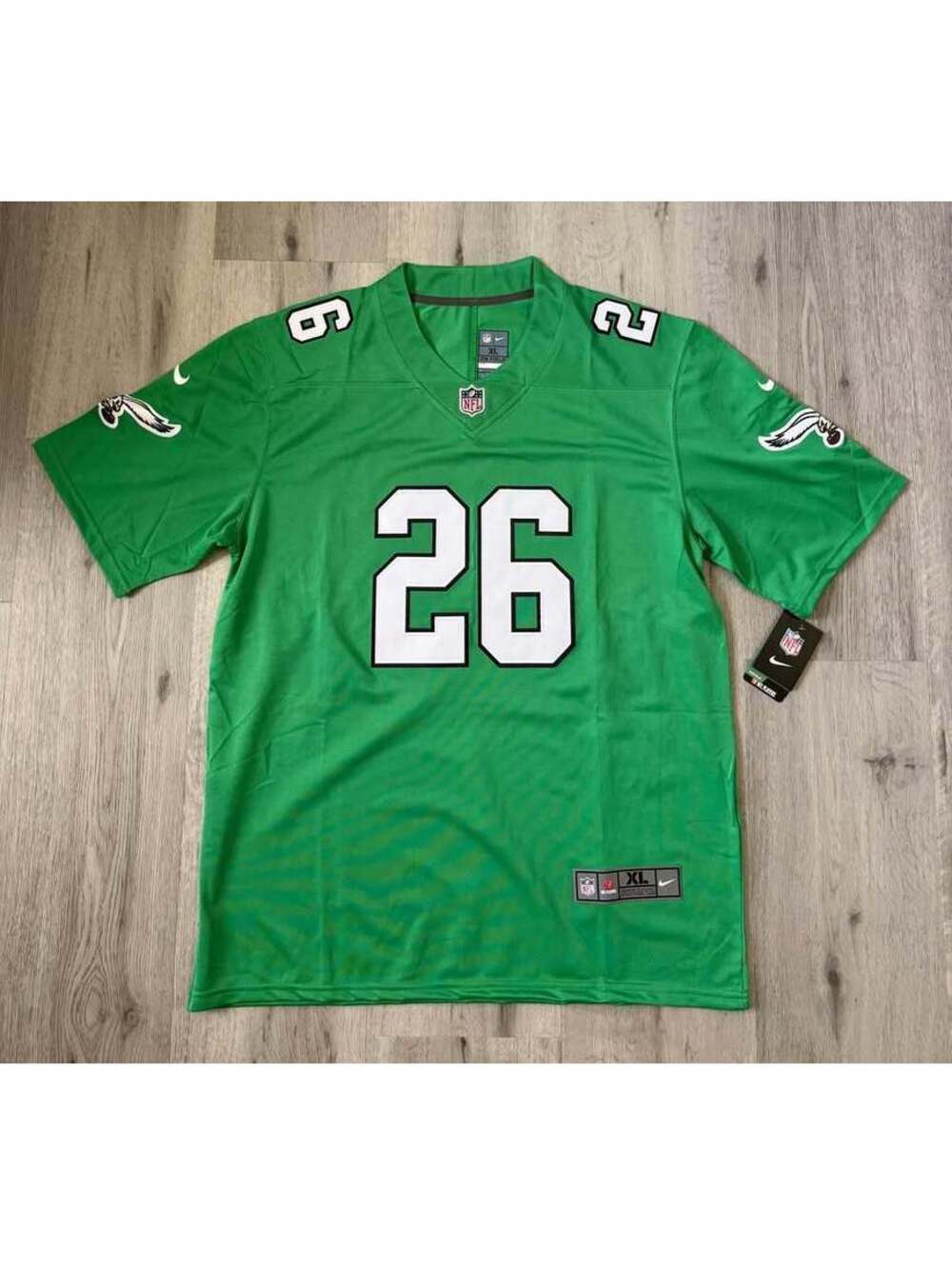 Saquon Barkley Philadelphia Eagles Kelly Green Jersey Adult XL NWT